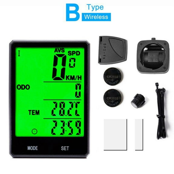 chengsi Multifunction Bicycle Computer Wired Wireless Odometer Cycling Speedometer
