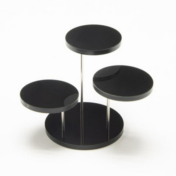chengsi New Practical Durable Display Stand Acrylic Jewelry Ring 3 Tray Cupcake Stand Fashion Gift Multi-layer Pendant