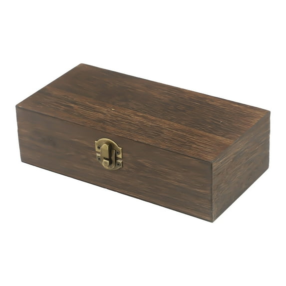 chengsi Retro Wooden Storage Box Plain Wood With Lid Multifunction Hinged Boxes Gift Packing Jewelry Case Box Home Sundries Storage Box