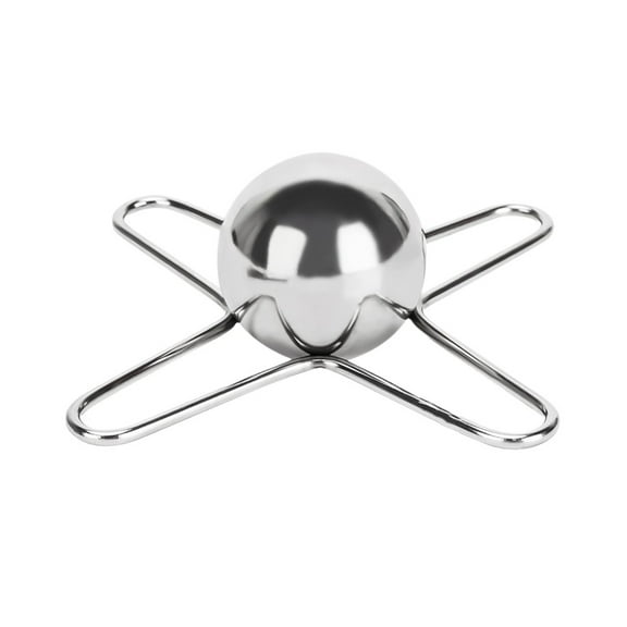 chengsi Stainless Steel Espresso Coffee Ice Cube Ball Whiskey Chilling Stone With Holder Ice Balls Cooling Coffee Flavor Enhancer Gadget