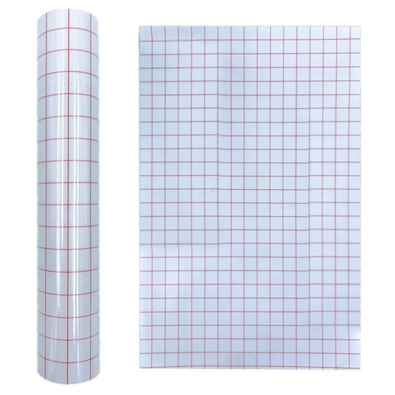 chengsi Transfer Paper Roll Clear Tape Self Adhesive Vinyl Grid Roll PET Stickers