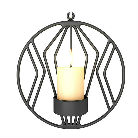 chengsi Wall Mounted Iron Candle Holder Metal Tea Light Candle Holder Gold Wall Sconce