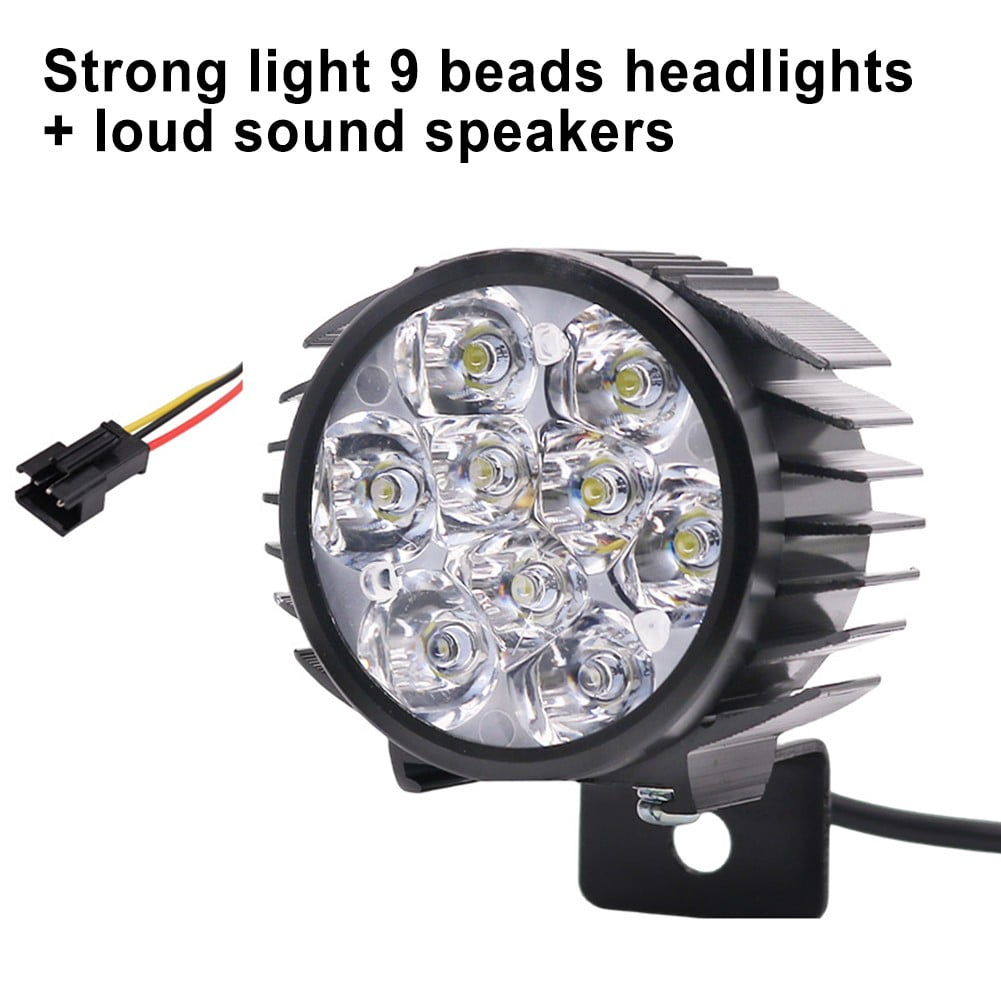 View of chengsi Waterproof Electric Bike Lights with 49 LED Headlights Multiple ...