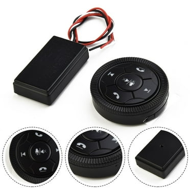 Polarlander Bluetooth Steering Wheel Remote – Media Control & Siri For IOS/Android (CR2032 Battery)