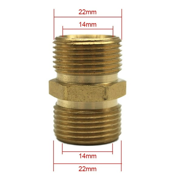 chengsi and Reliable 22 1 5 Female to Female Connector for Home and Car Washing