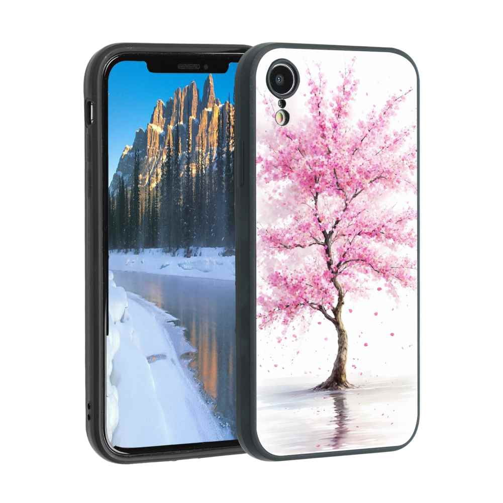 cherry-blossom-tree-1 phone case for iPhone XR for Women Men Gifts,Soft ...