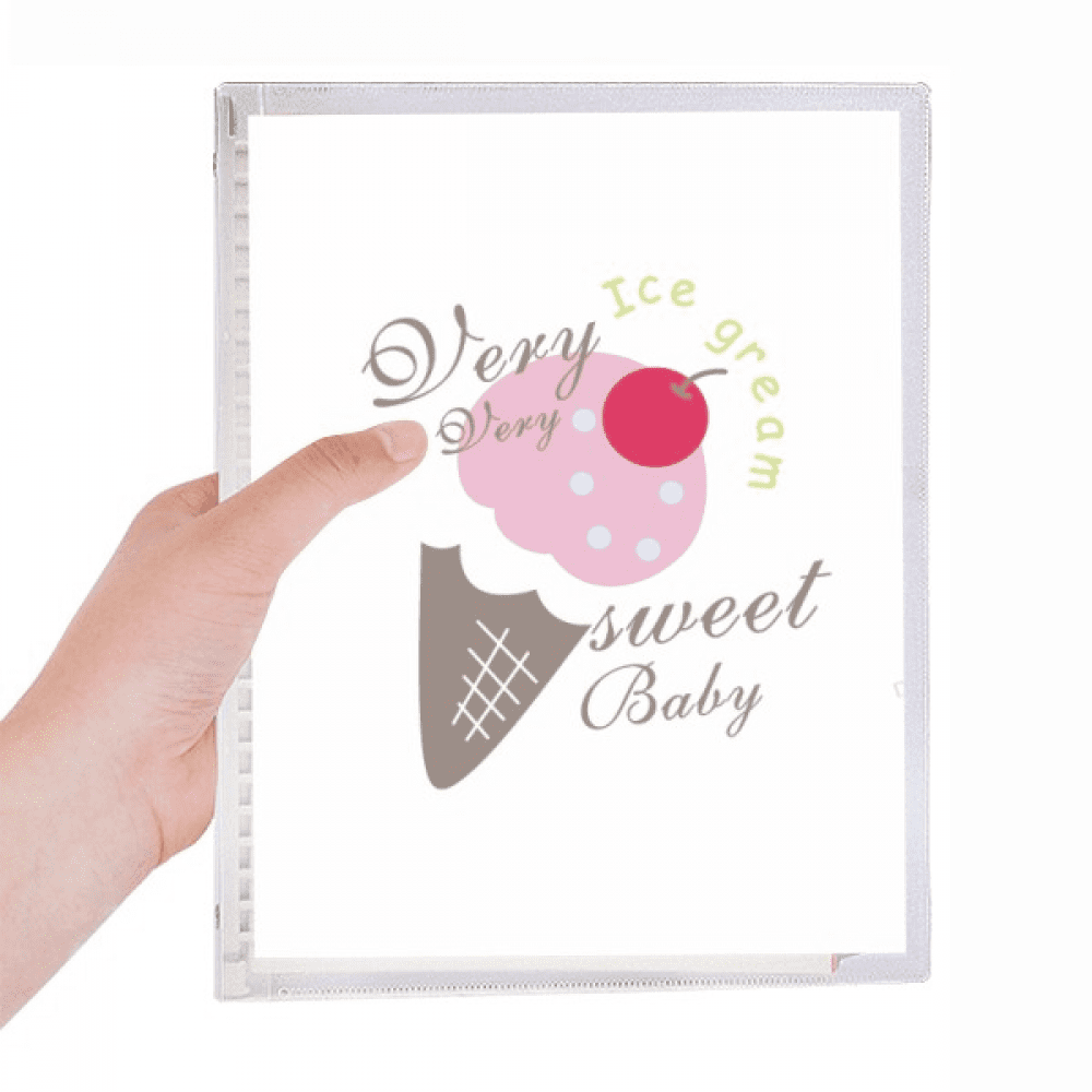 cherry sweet baby sweet ice notebook loose diary refillable journal statiry