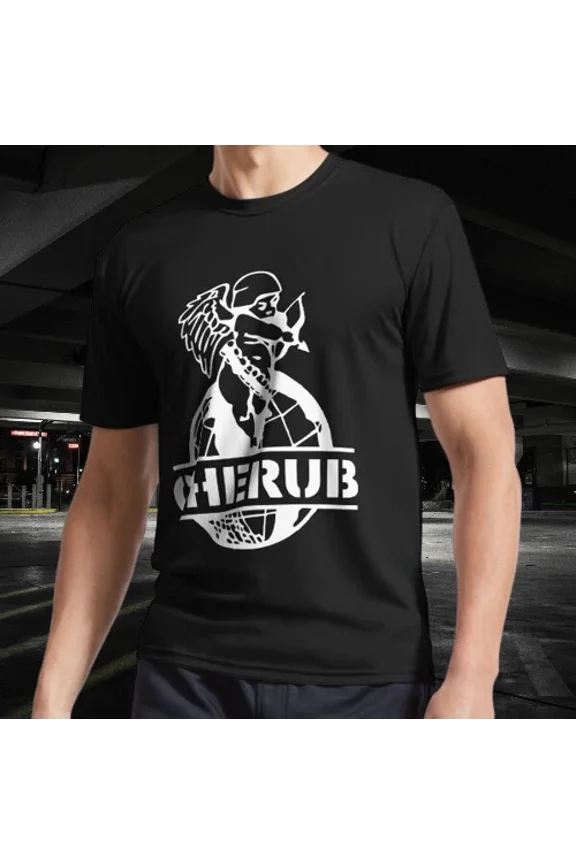 cherub logo merchandise Active T-Shirt Funny Logo American Men's T-Shirt