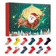 chesmono Christmas Socks Advent Calendars 2024 Kids,Christmas Countdown
