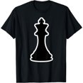 thumbnail image 1 of chess costumes black king silhouette costume t-shirt, 1 of 4