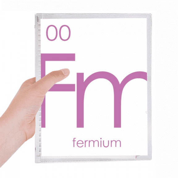 chestry elements period table actinide ferum fm notebook loose diary refillable journal statiry