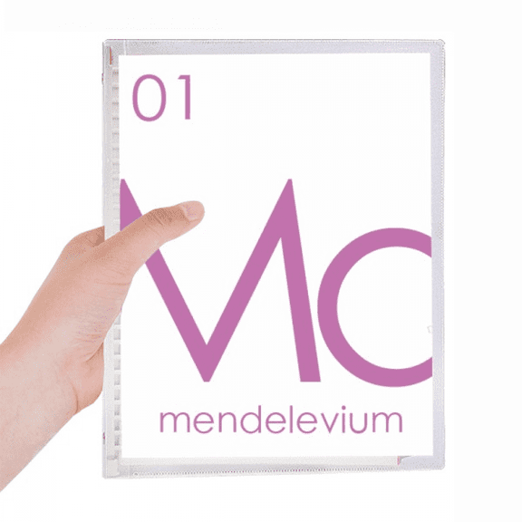 chestry elements period table actinide mendelevium md notebook loose diary refillable journal statiry