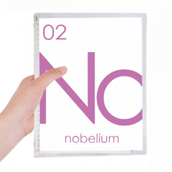 chestry elements period table actinide nobelium no notebook loose diary refillable journal statiry