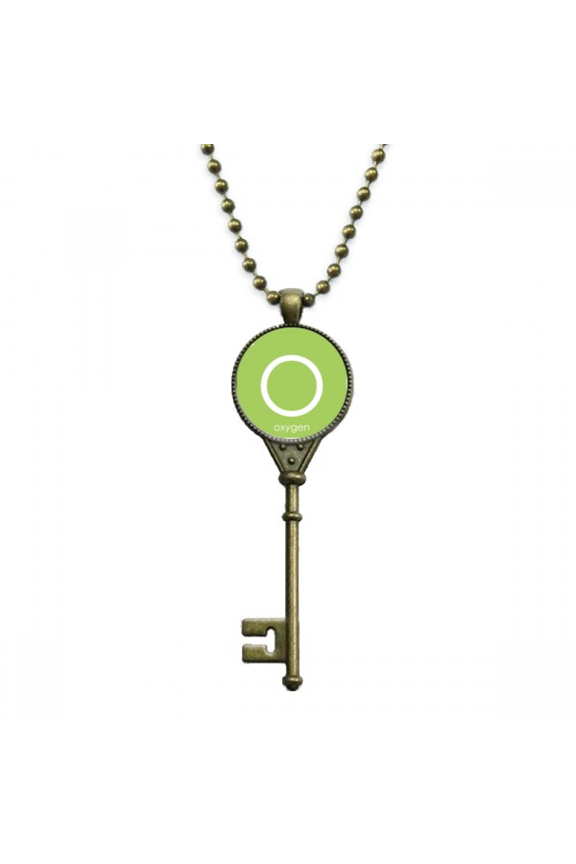 chestry elements period table chalcogens element oxygen o key necklace pendant tray embellished chain