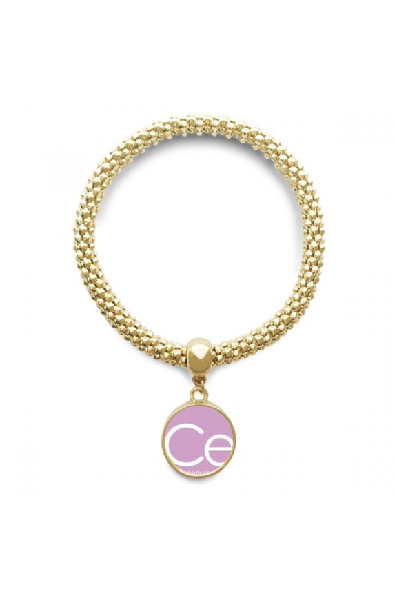 chestry elements period table lanthanide cerium ce en chain bracelet pendant jewelry hand ornament