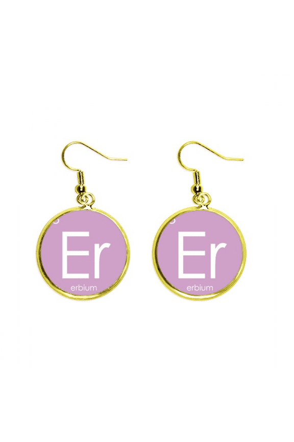 chestry elements period table lanthanide erbium er earring dangle en drop earring jewelry woman