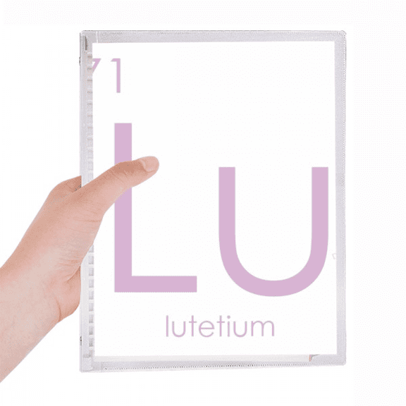 chestry elements period table lanthanide lutetium lu notebook loose diary refillable journal statiry