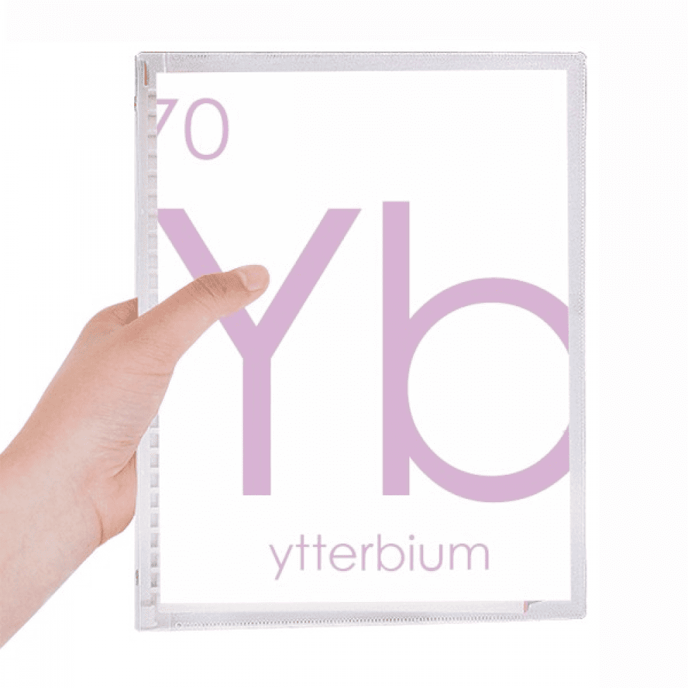 chestry elements period table lanthanide ytterbium yb notebook loose diary refillable journal statiry