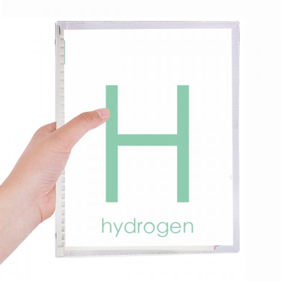 chestry elements period table nonmetal hydrogen h notebook loose diary refillable journal statiry