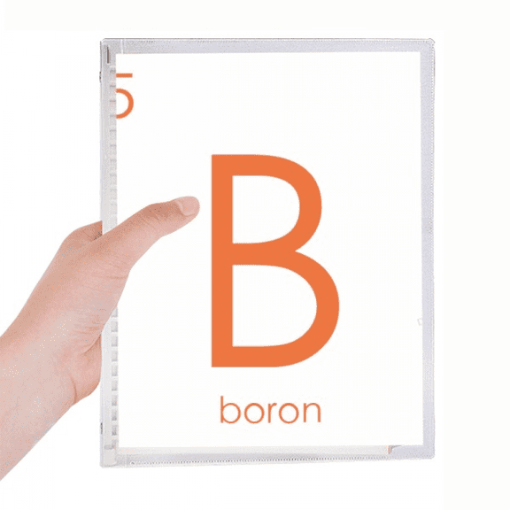 chestry elements period table semetal boron b notebook loose diary refillable journal statiry