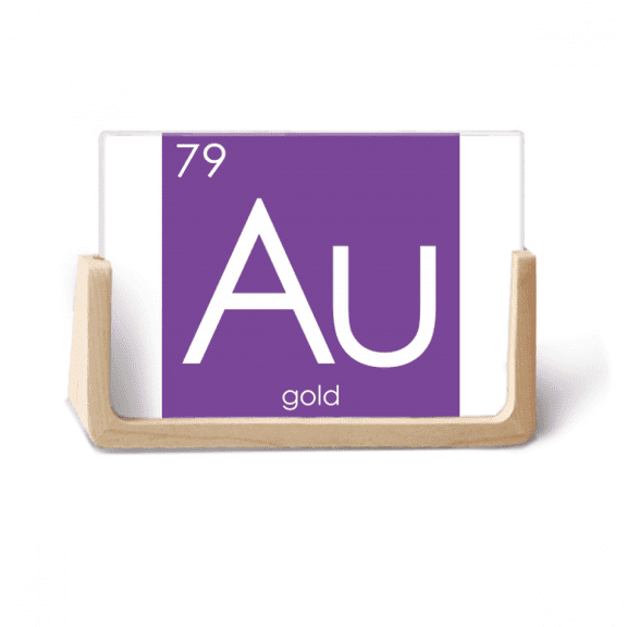 chestry elements period table transition metals au Photo Wooden Photo Frame Tabletop Display