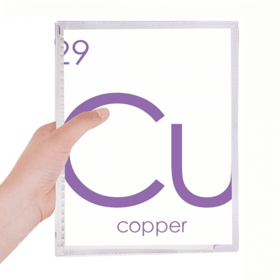 chestry elements period table transition metals copper cu notebook loose diary refillable journal statiry