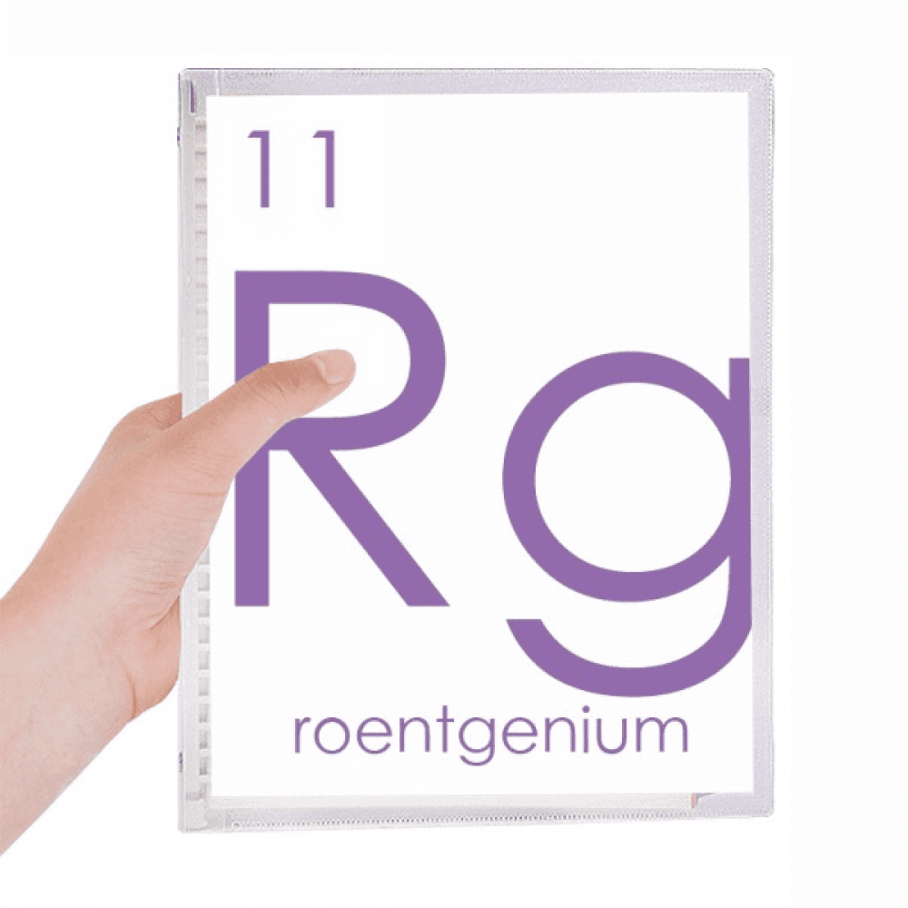 chestry elements period table transition metals roentgenium rg notebook loose diary refillable journal statiry