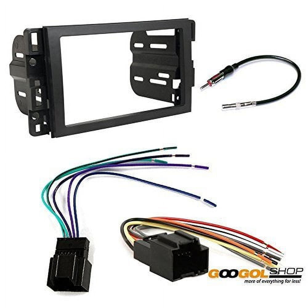 chevrolet 2009 2012 traverse car stereo dash install mounting