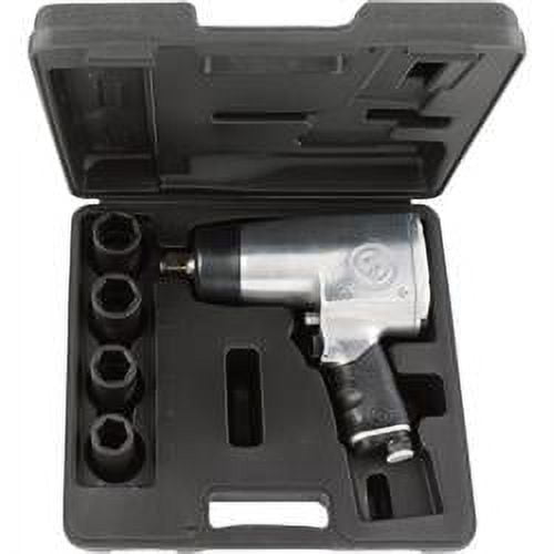 chicago pneumatic 110600 air impact wrench kit - 0. 75 inch drive, 6 cfm - 1000 ft torque - model no.  cp772hi