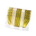 thumbnail image 1 of chidgrass 100Pcs Proof Baking Paper Cases Aluminum Foil Muffin Cups Cake Cupcake Liners for Wedding Party Golden, 1 of 6