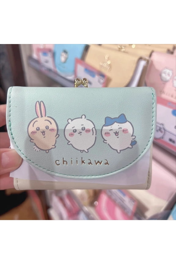 chiikawa jiikawa usachi wallet mini cartoon card bag change clutch cute lady birthday gift kawaii coin pouch