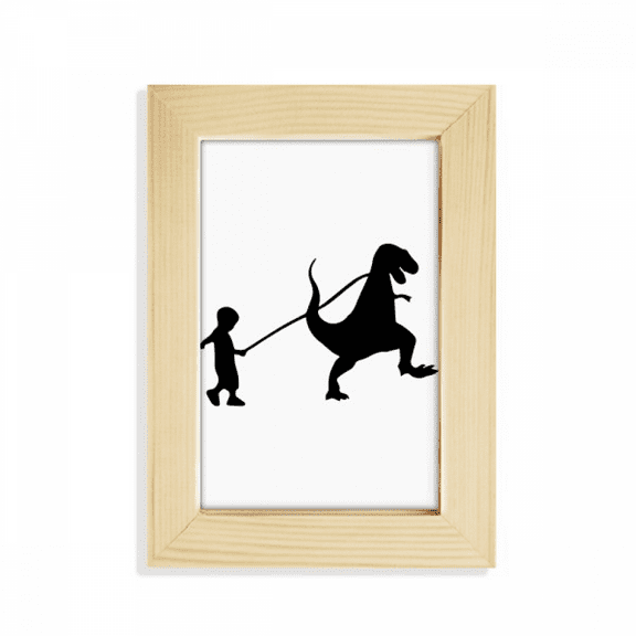 children dinosaur movement desktop display photo frame picture art painting 5x7 inch