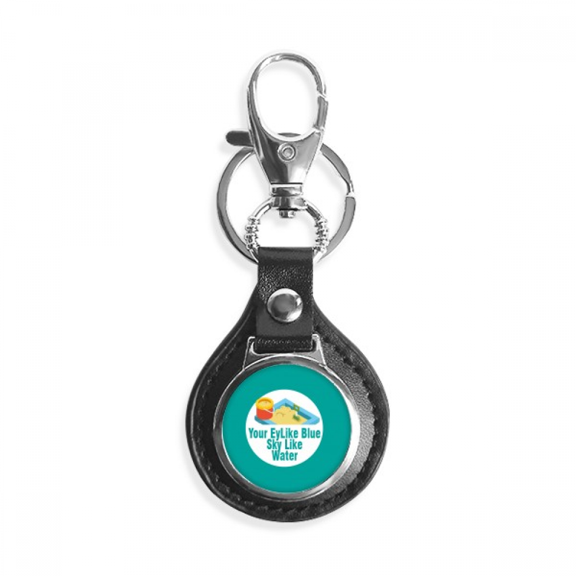 children hearts pure happy key link chain keyholder finder hook metal