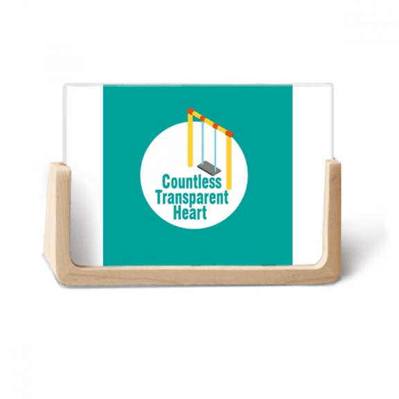 children mind pure blue photo wooden photo frame tabletop display