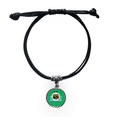 thumbnail image 1 of children pure happy bracelet leather wristband black jewelry, 1 of 4