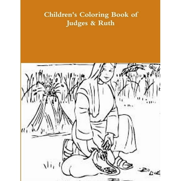 children's Coloring Book of Judges & Ruth, (Paperback)