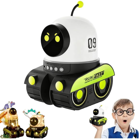 This children's cartoon projector lamp features 6 lighting modes and 21 projected slides, 3 levels of brightness, and 360° rotation, creating a personalized atmosphere and perfect for bedroom decor.
