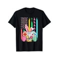 thumbnail image 1 of children’s wear Cute Funny Easter Bunny Gamer Controller Graphic T-Shirt for Boys Girls Kids, 1 of 6