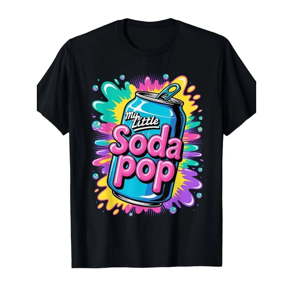 children’s wear Cute Retro My Little Soda Pop Colorful Splash Art ...