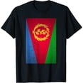 thumbnail image 1 of children’s wear Distressed Eritrea Flag Patriotic Kids T-Shirt | Vintage Style Eritrea Pride Tee for Boys and Girls, 1 of 6