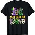thumbnail image 1 of children's wear Groovy 100 Days with My-Krewe Mardi Gras Students T-Shirt, 1 of 6