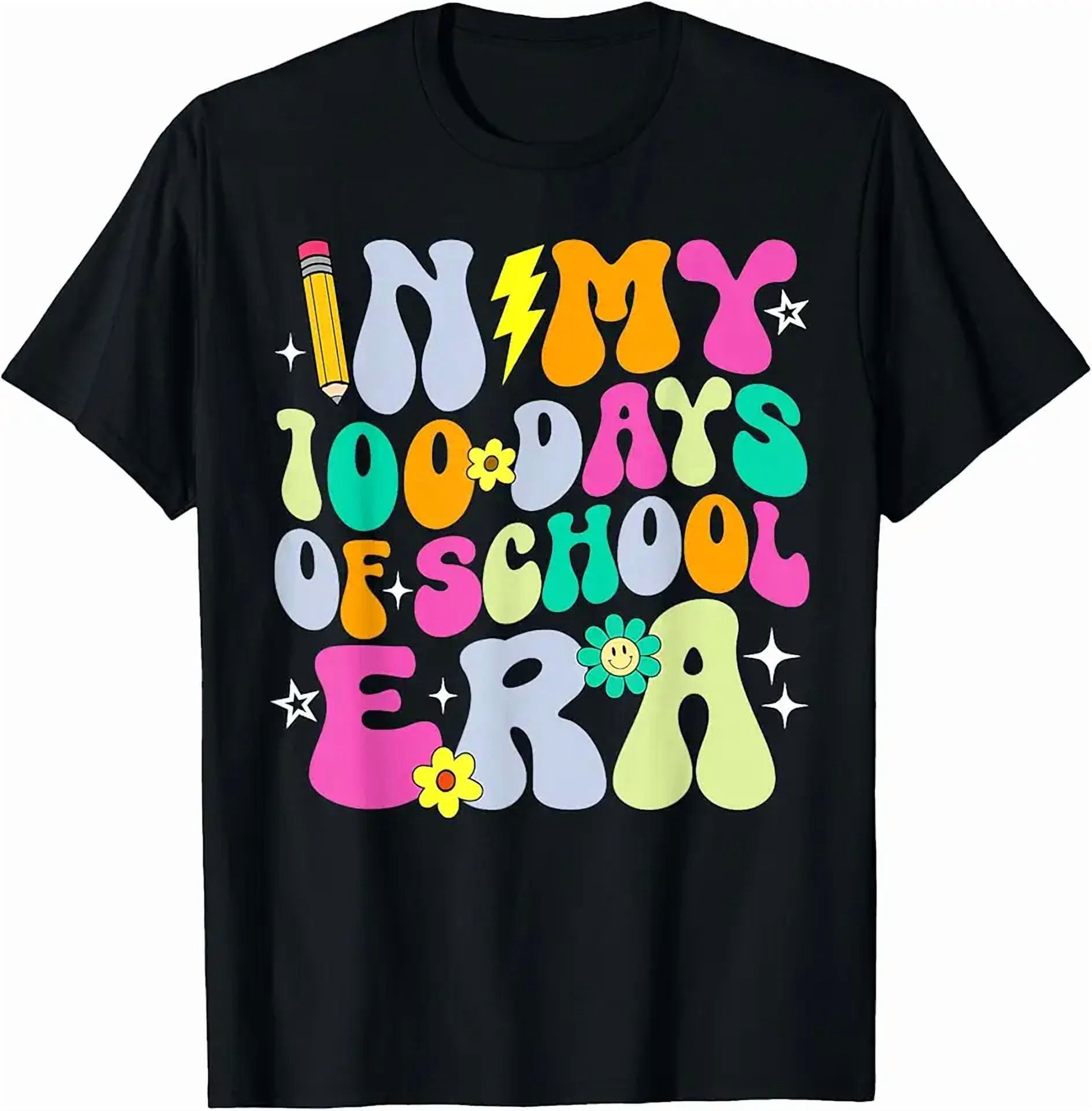 children's wear In My 100 Days of School Era 100th Day of School Kid T ...