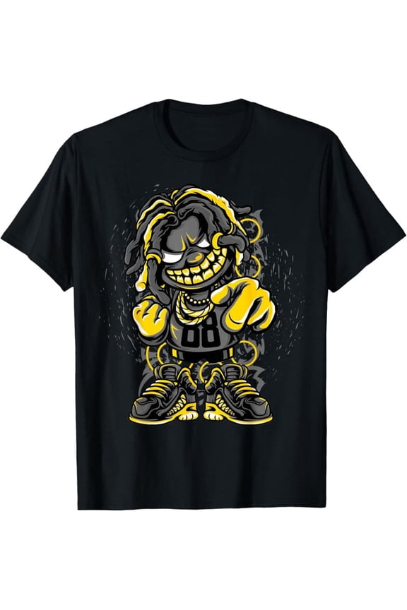 children’s wear Men's Cool Urban Streetwear Graffiti Character T-Shirt