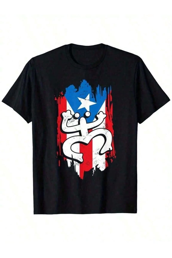 children's wear Puerto Rico Flag Taino Coqui Frog Graphic T-Shirt Boricua Pride Short Sleeve Top