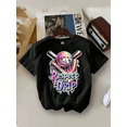 thumbnail image 1 of children’s wear Respect The Drip Baseball Graphic T-Shirt for Kids Boys Girls, Colorful Sports Theme Short Sleeve Casual Summer Cotton Tee, 1 of 6
