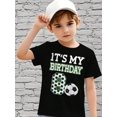 thumbnail image 1 of children’s wear Soccer Boys 8th Birthday T-Shirt Cute Retro Its My Birthday Sports Graphic Tee for Kids Toddler, 1 of 6
