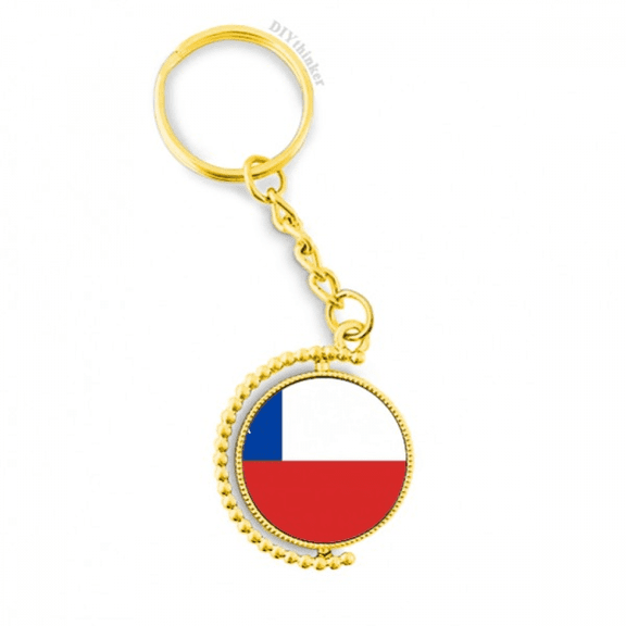 chile national flag south amecountry metal connector key chain  accessory en keyholder