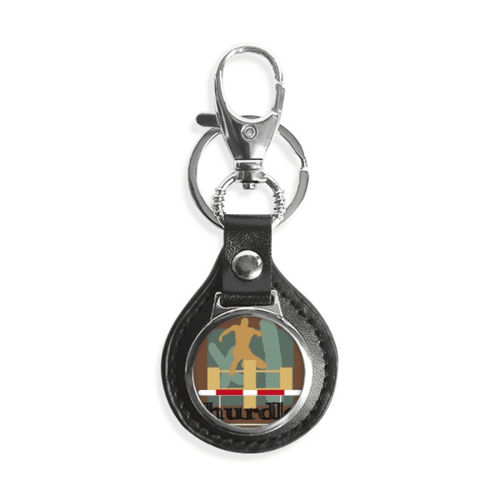 china sports track field hurdle key link chain keyholder finder hook metal
