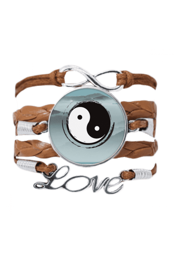 china taichi eight diagram mountain bracelet love chain ornament wristband