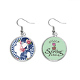 thumbnail image 1 of chinese culture flower woman decoration dangle season sp earring jewelry, 1 of 4